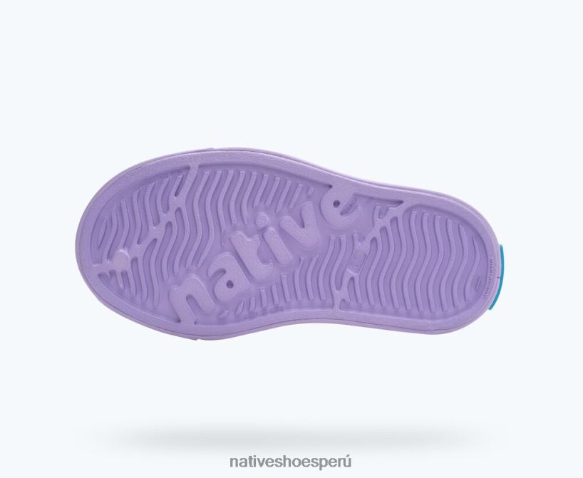 educacion fisica Native Shoes niños enebro jefferson Púrpura curativo/púrpura taro HV64F8255 calzado