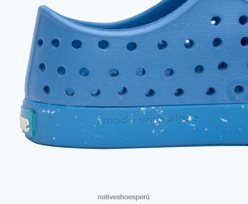 educacion fisica Native Shoes niños flor de jefferson azul descansando/ azul brillante/ motas de concha HV64F8162 calzado