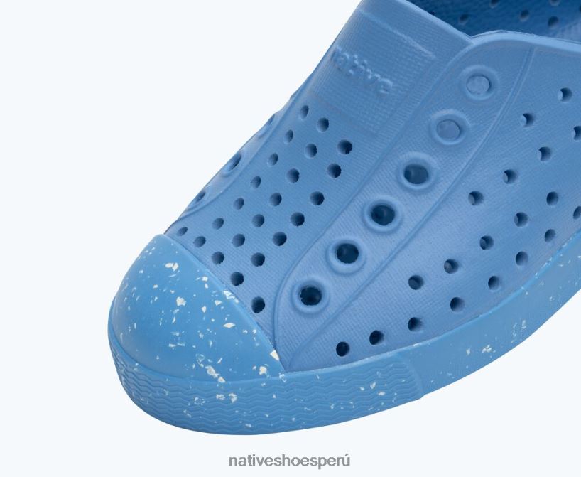 educacion fisica Native Shoes niños flor de jefferson azul descansando/ azul brillante/ motas de concha HV64F8162 calzado