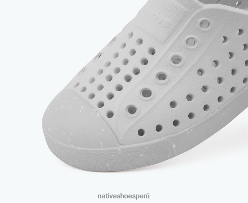 educacion fisica Native Shoes niños flor de jefferson gris niebla/motas de concha HV64F8169 calzado