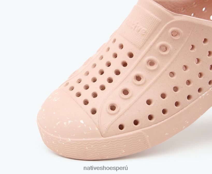 educacion fisica Native Shoes niños flor de jefferson rosa camaleón/motas de concha HV64F8218 calzado