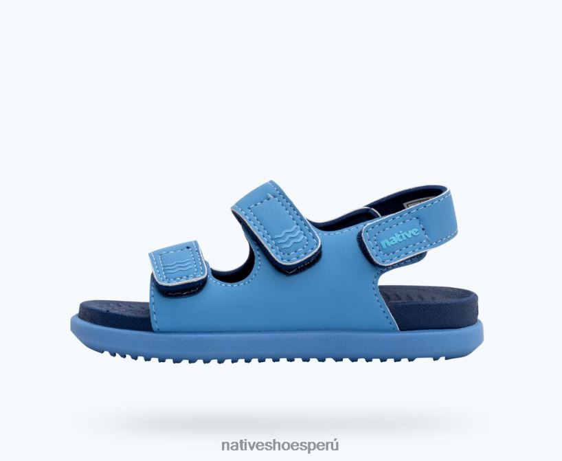 educacion fisica Native Shoes niños frankie sugarlite azul descansando/ azul regata HV64F8106 calzado