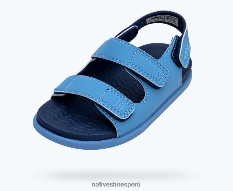 educacion fisica Native Shoes niños frankie sugarlite azul descansando/ azul regata HV64F8106 calzado