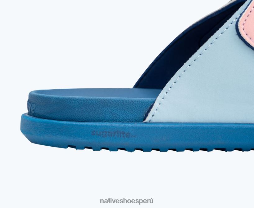 educacion fisica Native Shoes niños frankie sugarlite junior azul cielo/ azul vallarta/ correas princess gone bananas HV64F890 calzado
