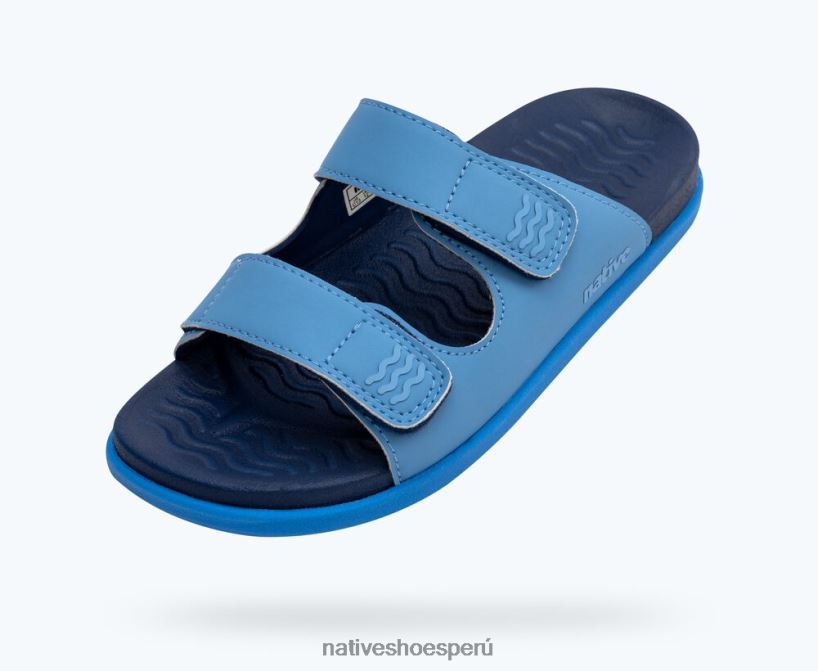 educacion fisica Native Shoes niños frankie sugarlite junior azul descansando/ azul regata HV64F889 calzado