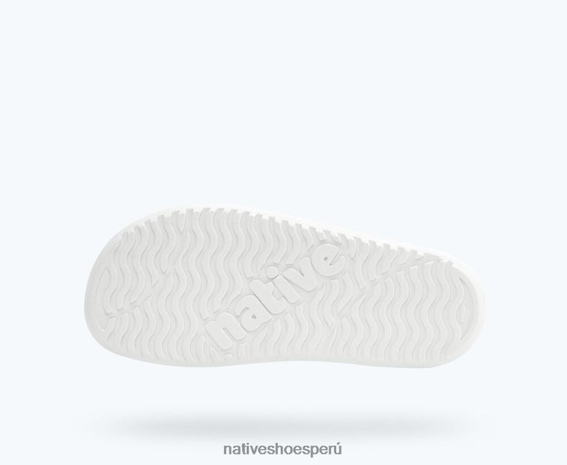 educacion fisica Native Shoes niños frankie sugarlite junior blanco concha/ negro jiffy HV64F888 calzado