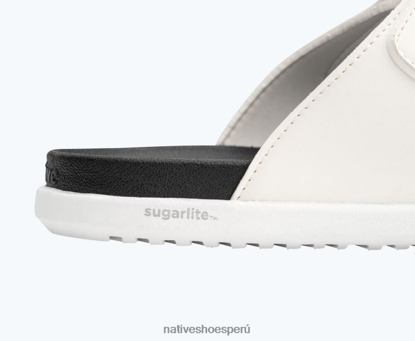 educacion fisica Native Shoes niños frankie sugarlite junior blanco concha/ negro jiffy HV64F888 calzado