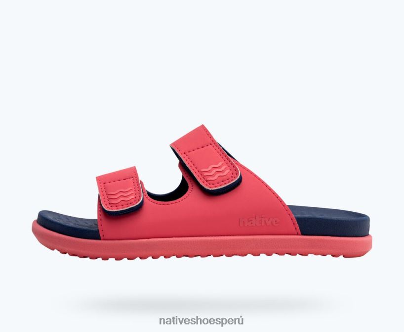 educacion fisica Native Shoes niños frankie sugarlite junior rosa deslumbrante/azul regata HV64F893 calzado