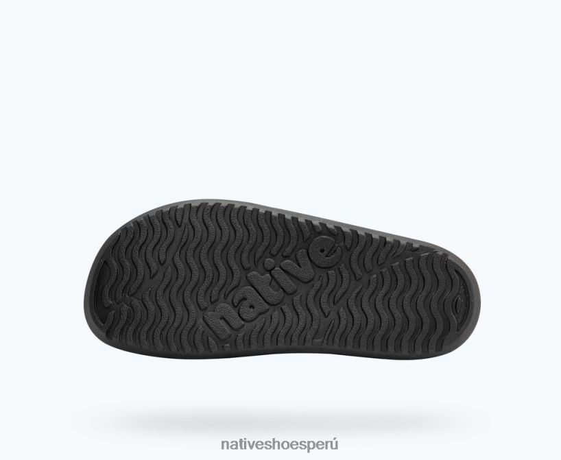 educacion fisica Native Shoes niños frankie sugarlite junior santiamén negro HV64F887 calzado