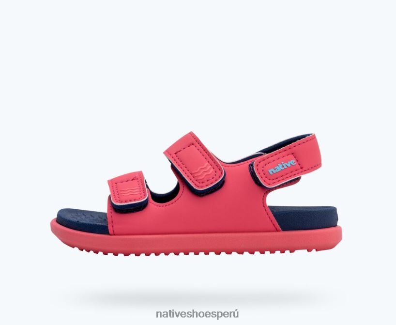 educacion fisica Native Shoes niños frankie sugarlite rosa deslumbrante/azul regata HV64F8109 calzado