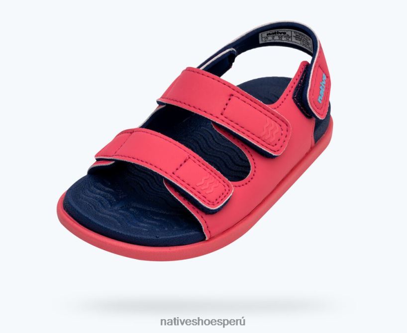 educacion fisica Native Shoes niños frankie sugarlite rosa deslumbrante/azul regata HV64F8109 calzado