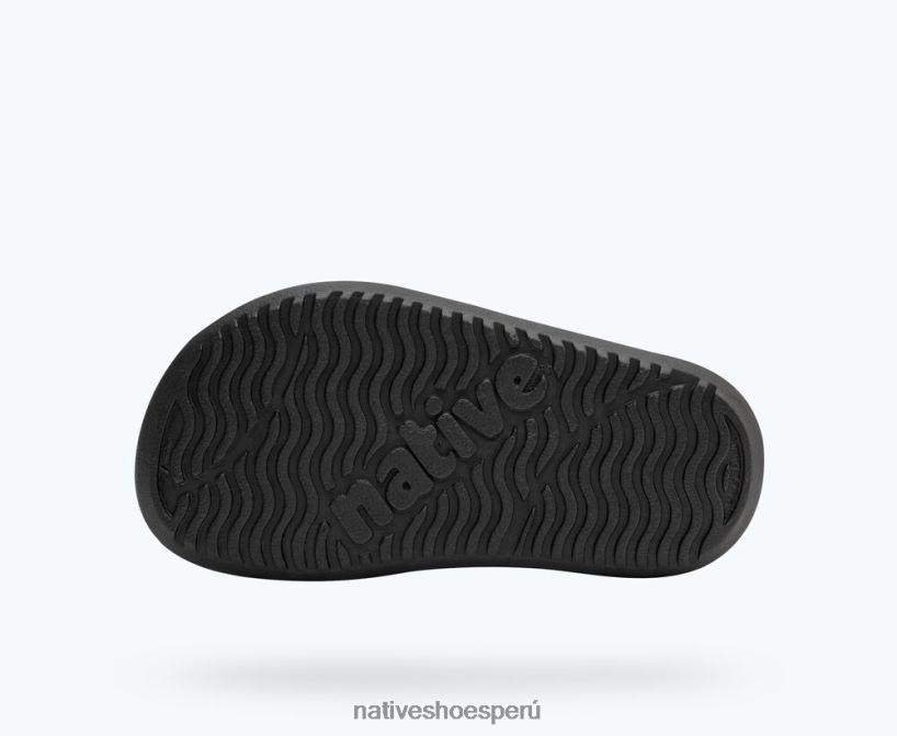 educacion fisica Native Shoes niños frankie sugarlite santiamén negro HV64F8100 calzado