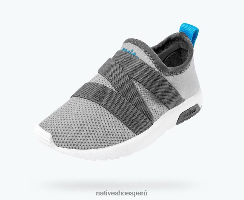 educacion fisica Native Shoes niños fénix Gris paloma/ Gris Dublín/ Blanco concha HV64F8200 calzado