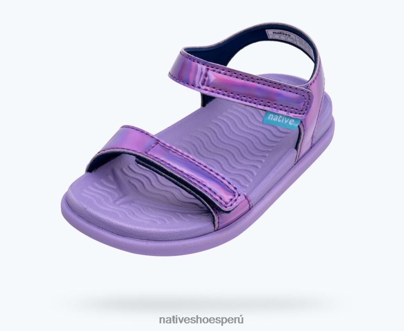 educacion fisica Native Shoes niños holograma de charley sugarlite holograma curativo/púrpura curativo HV64F8112 calzado