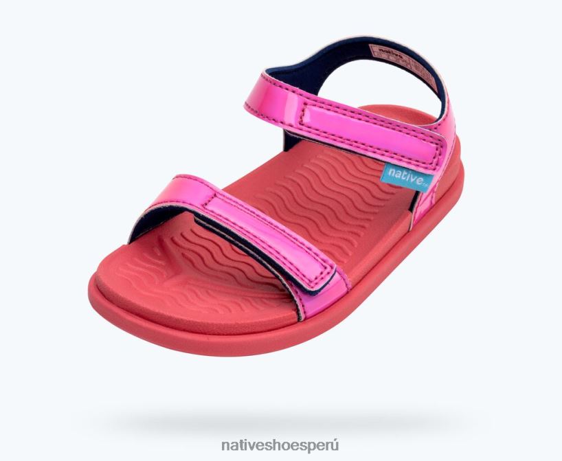 educacion fisica Native Shoes niños holograma de charley sugarlite holograma deslumbrante/rosa deslumbrante HV64F8103 calzado
