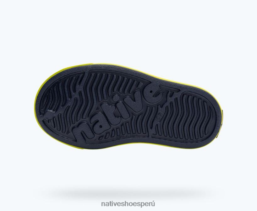 educacion fisica Native Shoes niños impresión de jefferson star wars azul regata/ verde chartreuse/ mando aop HV64F8205 calzado