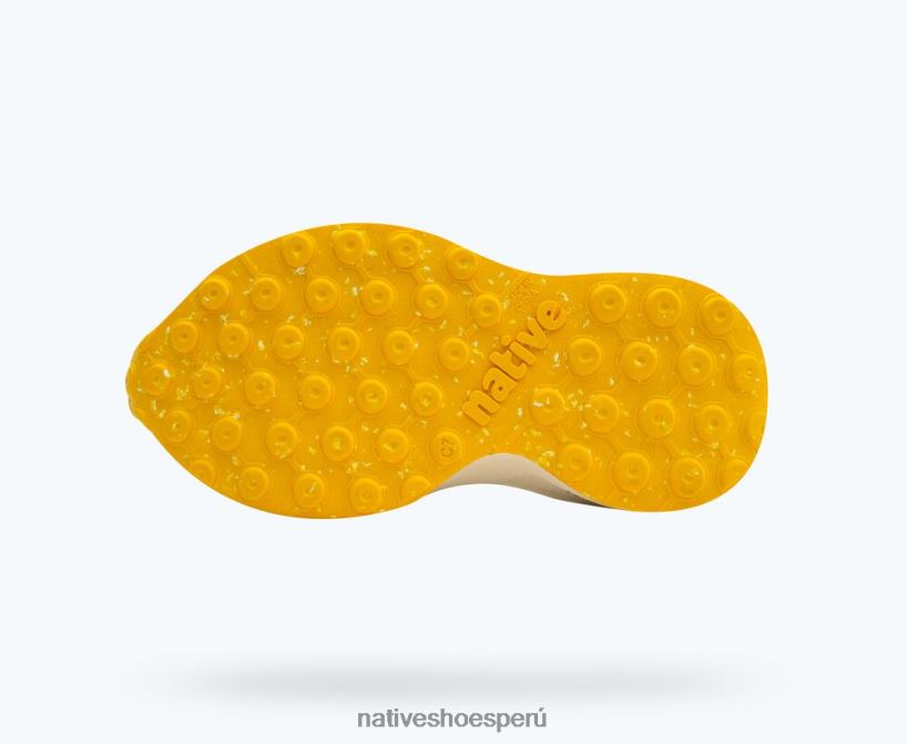 educacion fisica Native Shoes niños impresión robbie sugarlite Gris clima/blanco hueso/eucamo fresia/caucho moteado de fresia HV64F8199 calzado