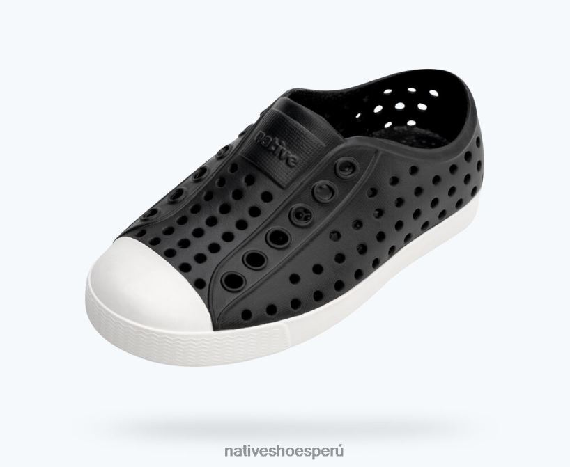 educacion fisica Native Shoes niños jefferson Jiffy negro/blanco concha HV64F8189 calzado