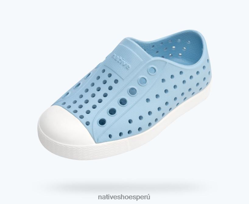 educacion fisica Native Shoes niños jefferson azul cielo/blanco concha HV64F8139 calzado