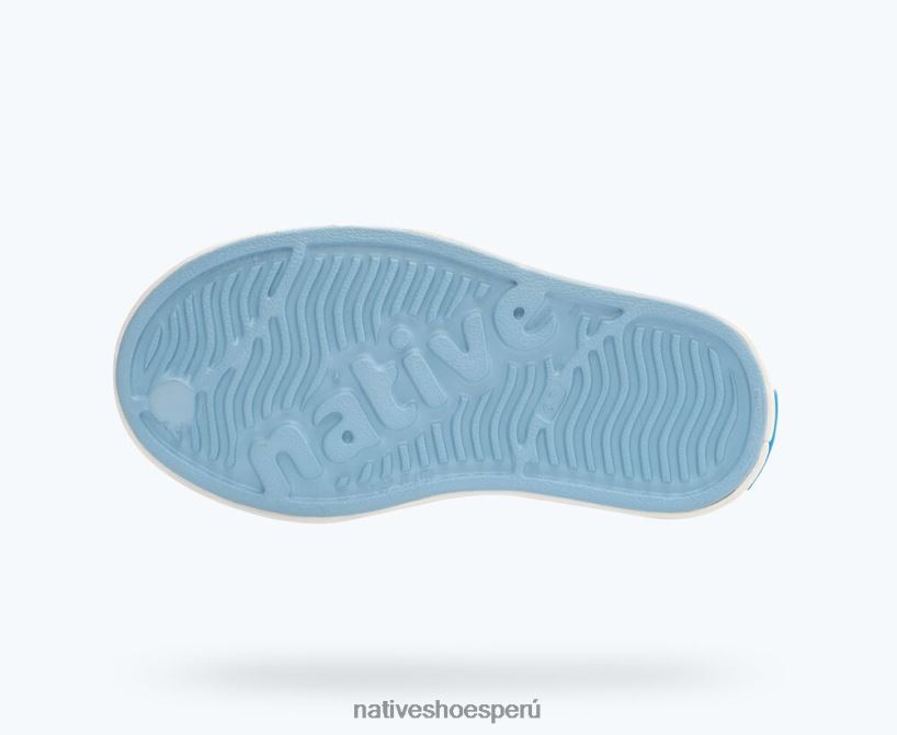 educacion fisica Native Shoes niños jefferson azul cielo/blanco concha HV64F8139 calzado