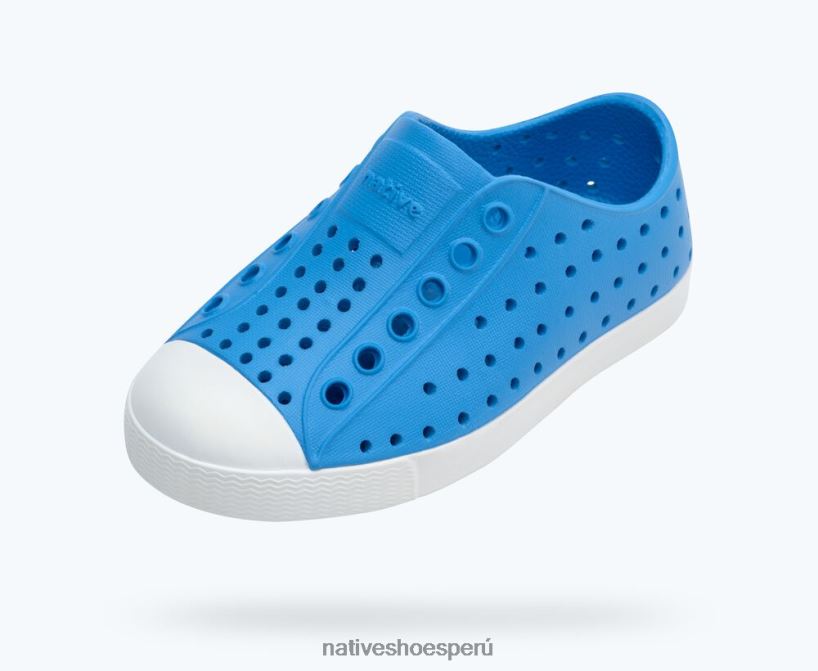 educacion fisica Native Shoes niños jefferson azul descansado/blanco concha HV64F8243 calzado