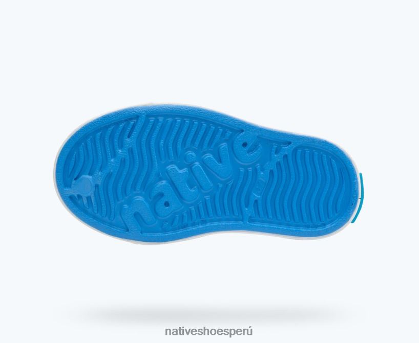 educacion fisica Native Shoes niños jefferson azul descansado/blanco concha HV64F8243 calzado