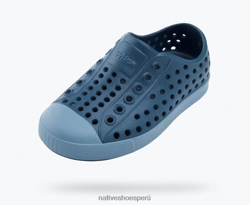 educacion fisica Native Shoes niños jefferson azul retador/ todavía azul HV64F8228 calzado