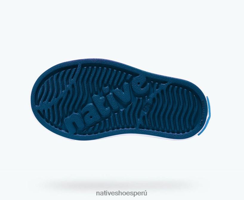 educacion fisica Native Shoes niños jefferson azul retador/ todavía azul HV64F8228 calzado