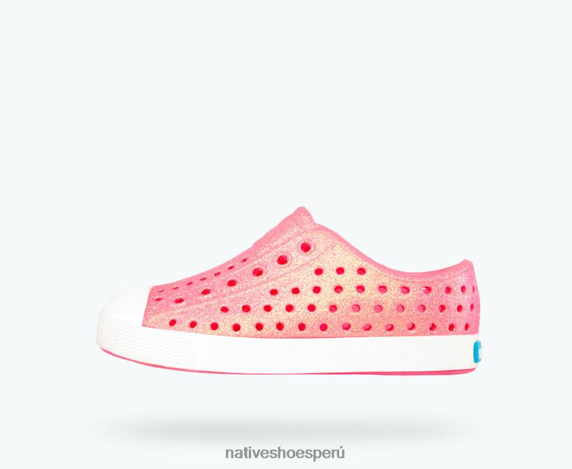 educacion fisica Native Shoes niños jefferson bling floyd bling/blanco concha HV64F8160 calzado