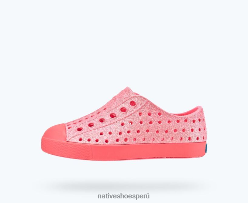educacion fisica Native Shoes niños jefferson bling floyd bling/floyd rosa HV64F8154 calzado