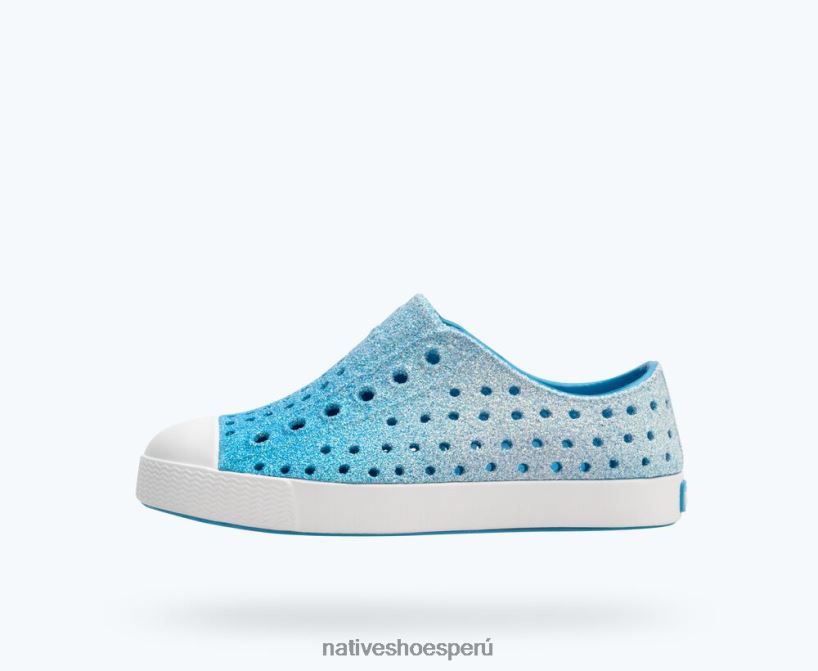 educacion fisica Native Shoes niños jefferson bling maría costera bling/ concha blanca HV64F8222 calzado