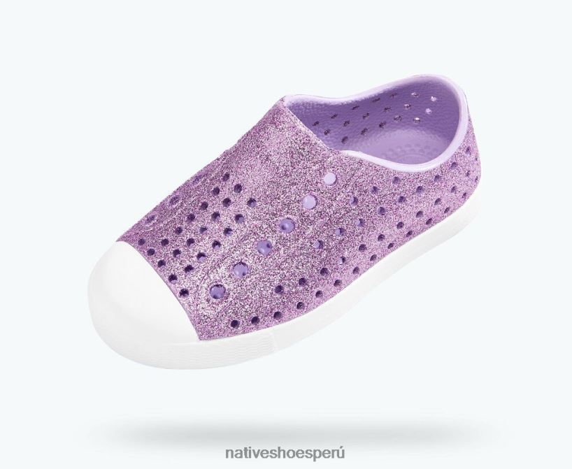 educacion fisica Native Shoes niños jefferson bling polvo bling/cáscara blanca HV64F8147 calzado