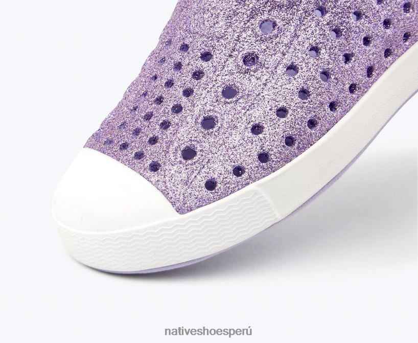 educacion fisica Native Shoes niños jefferson bling polvo bling/cáscara blanca HV64F8147 calzado