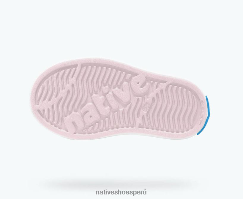 educacion fisica Native Shoes niños jefferson bling rosa leche bling/blanco concha HV64F8168 calzado
