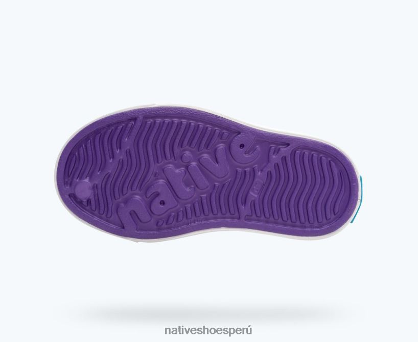 educacion fisica Native Shoes niños jefferson bling saba estrella de mar bling/ concha blanca HV64F8192 calzado