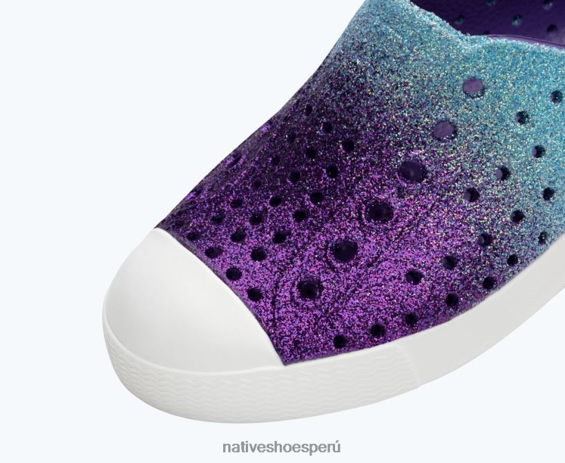 educacion fisica Native Shoes niños jefferson bling saba estrella de mar bling/ concha blanca HV64F8192 calzado