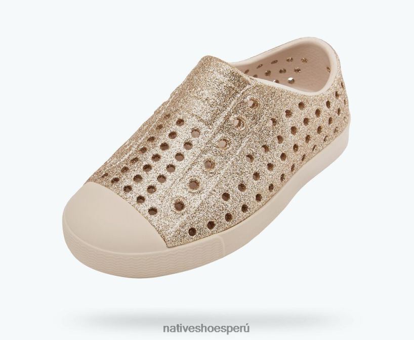 educacion fisica Native Shoes niños jefferson bling sal de roca bling/ sal de roca rosa HV64F8156 calzado