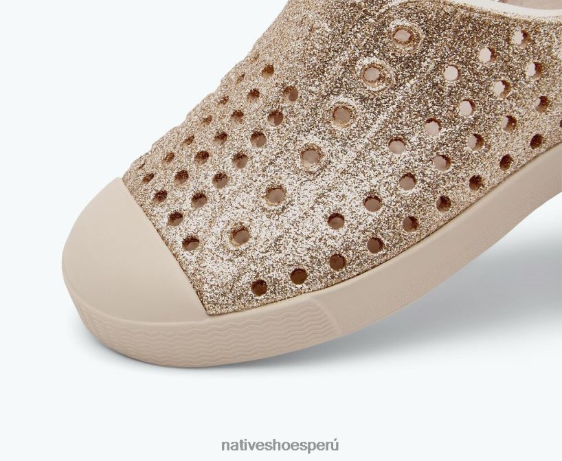 educacion fisica Native Shoes niños jefferson bling sal de roca bling/ sal de roca rosa HV64F8156 calzado