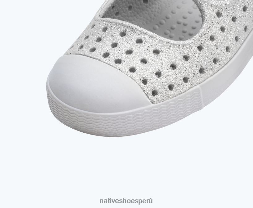 educacion fisica Native Shoes niños jefferson enebro bling gris escarcha bling/gris escarcha HV64F8230 calzado