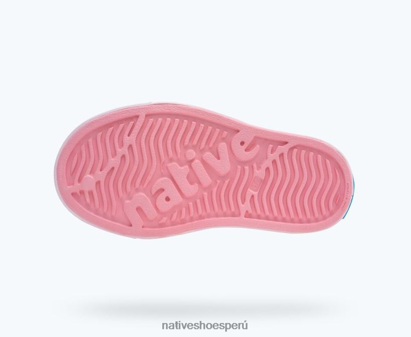educacion fisica Native Shoes niños jefferson enebro bling princesa bling/rosa leche HV64F8233 calzado