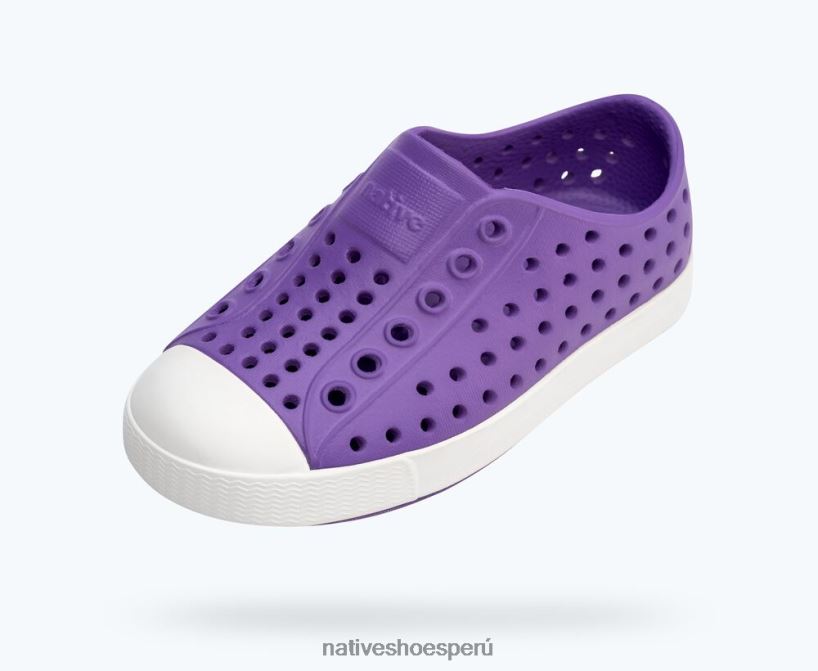 educacion fisica Native Shoes niños jefferson estrella de mar violeta/ concha blanca HV64F8127 calzado