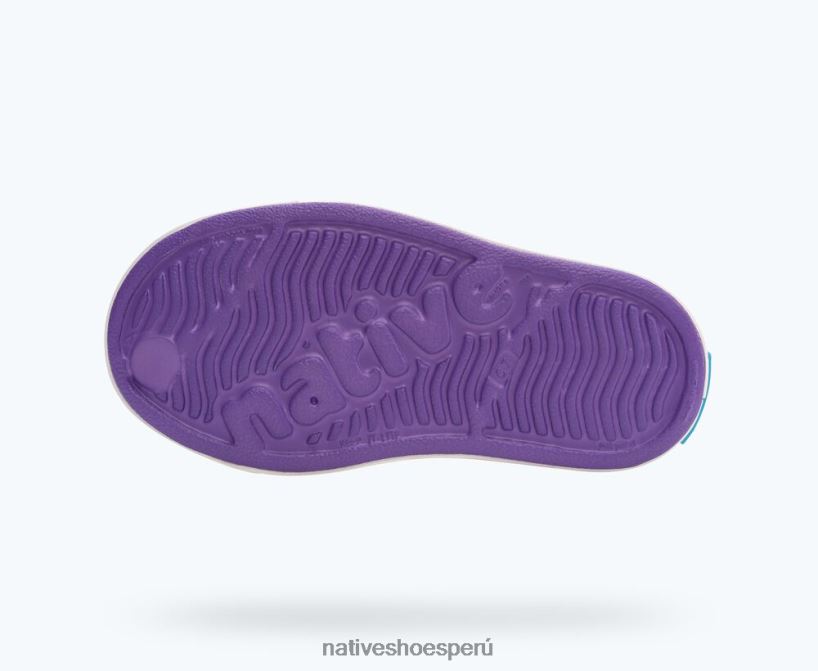 educacion fisica Native Shoes niños jefferson estrella de mar violeta/ concha blanca HV64F8127 calzado