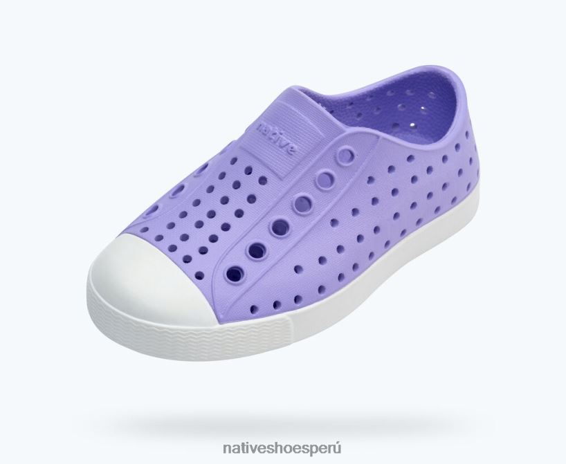 educacion fisica Native Shoes niños jefferson morado curativo/blanco concha HV64F8231 calzado