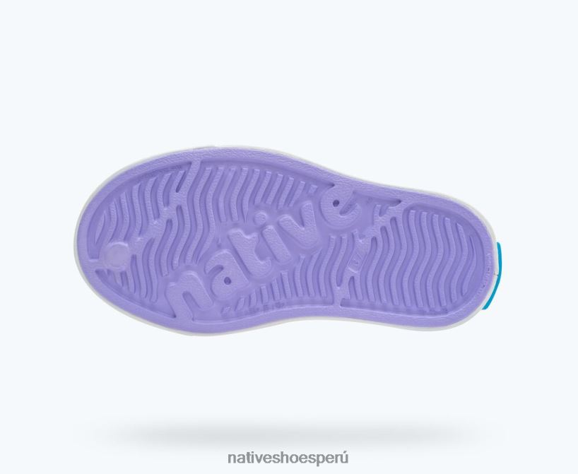 educacion fisica Native Shoes niños jefferson morado curativo/blanco concha HV64F8231 calzado