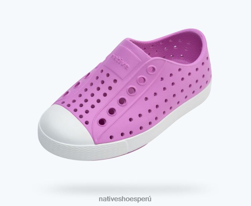 educacion fisica Native Shoes niños jefferson rosa baya de invierno/blanco concha HV64F8166 calzado