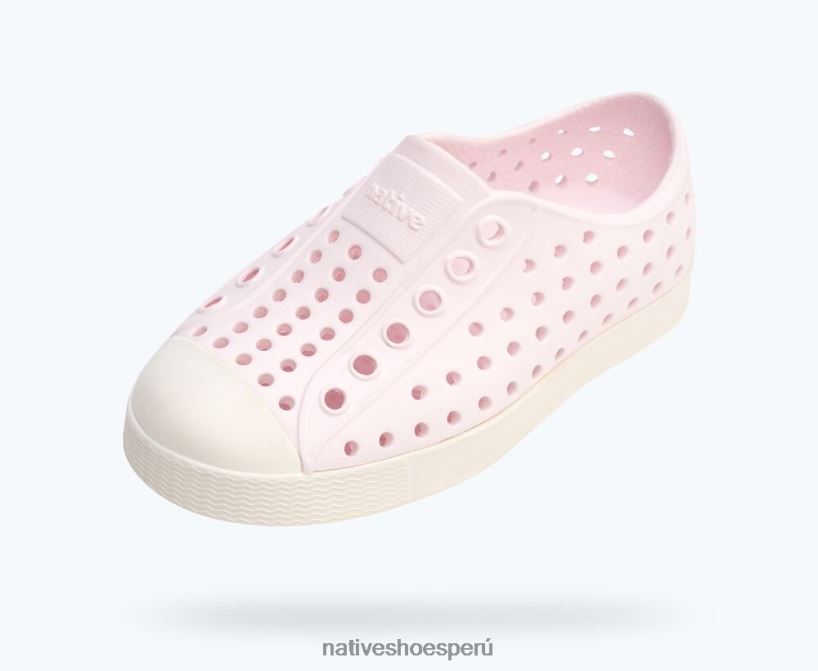 educacion fisica Native Shoes niños jefferson rosa leche/blanco concha HV64F8134 calzado