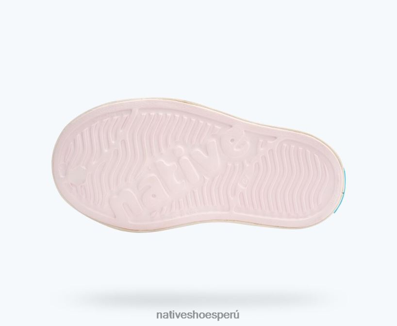 educacion fisica Native Shoes niños jefferson rosa leche/blanco concha HV64F8134 calzado