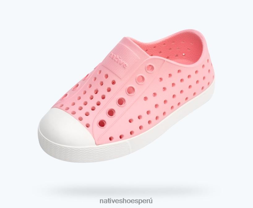 educacion fisica Native Shoes niños jefferson rosa princesa/ blanco concha HV64F8136 calzado