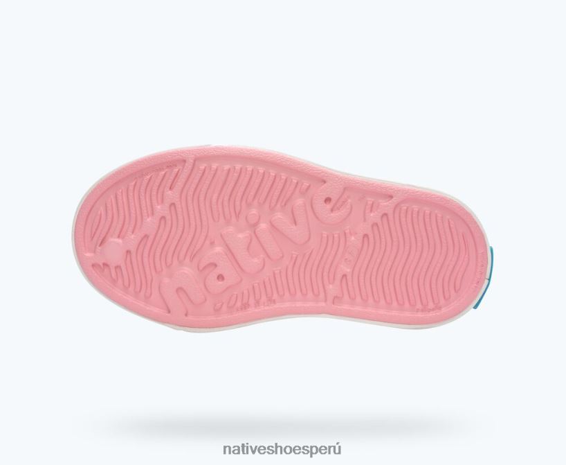 educacion fisica Native Shoes niños jefferson rosa princesa/ blanco concha HV64F8136 calzado