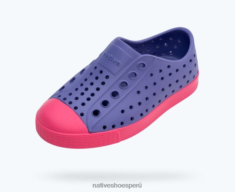 educacion fisica Native Shoes niños jefferson violeta neblina/rosa deslumbrante HV64F8246 calzado